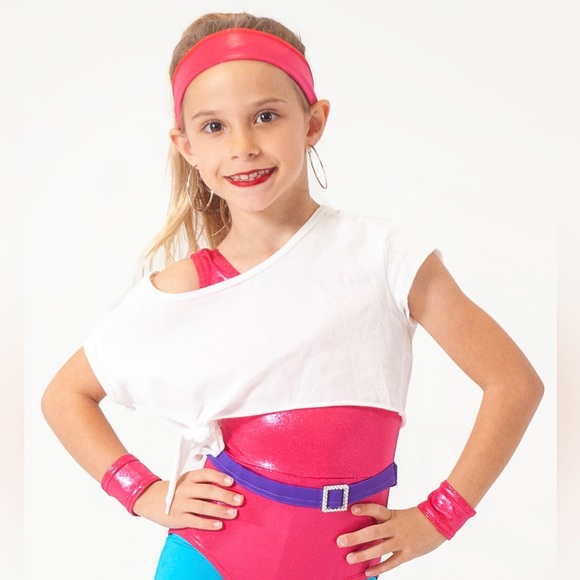 (S-6) Workout Barbie Costume Toy Story Jane Fonda Halloween Dance - Picture 2 of 9